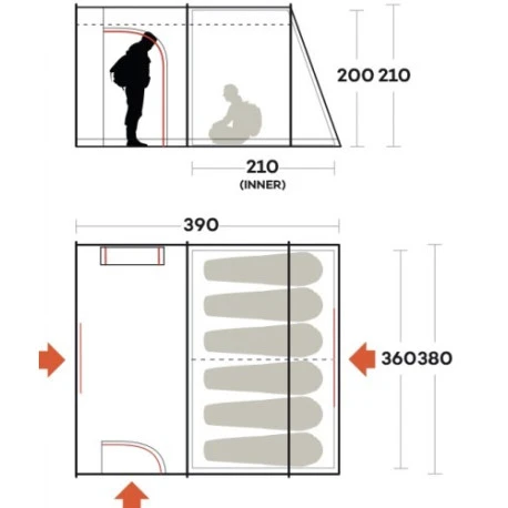 Tenda Ferrino Fenix 6 - immagine 2